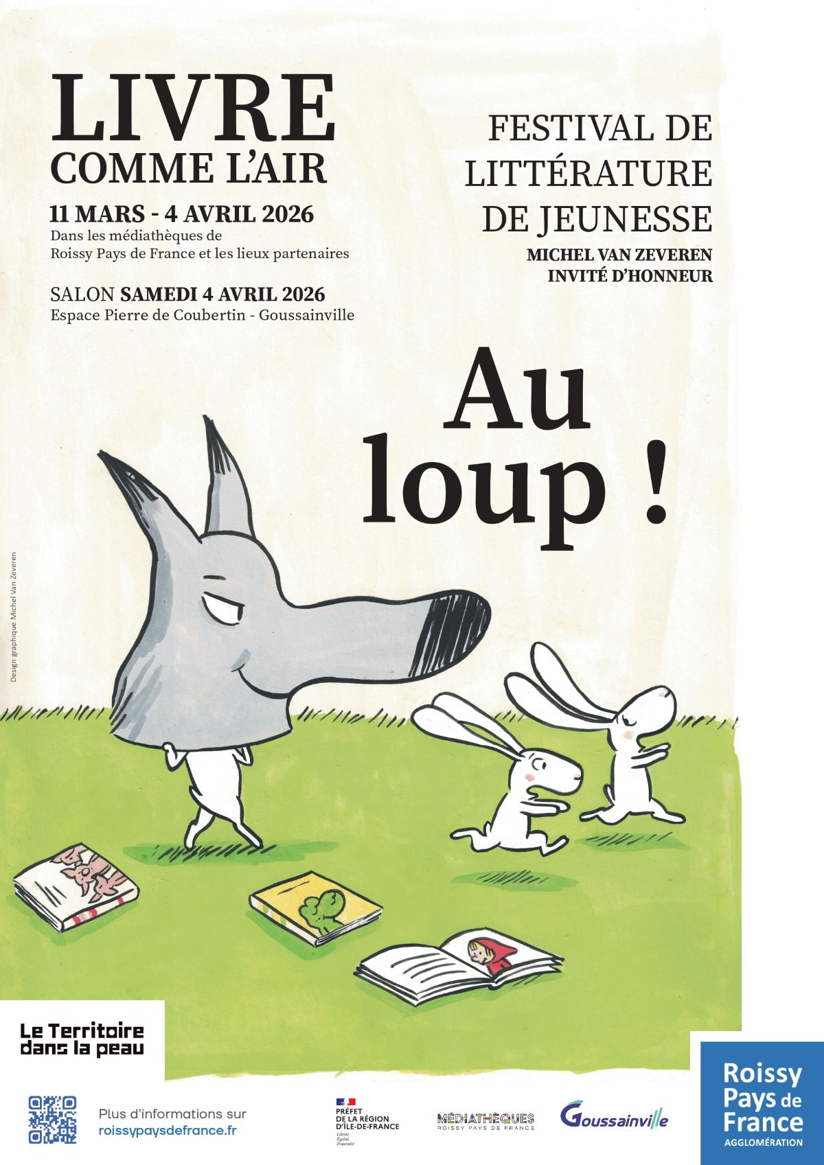 Affiche A3 Livre comme lAir 2026 Version DEFWEB