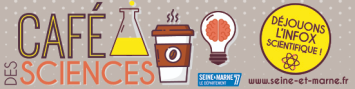 Illustrations scientifiques, une ampoule et un café