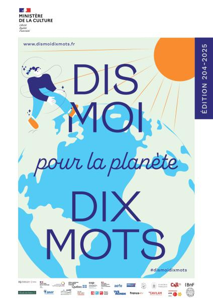 Affiche Dis-moi dix mots sur la planète