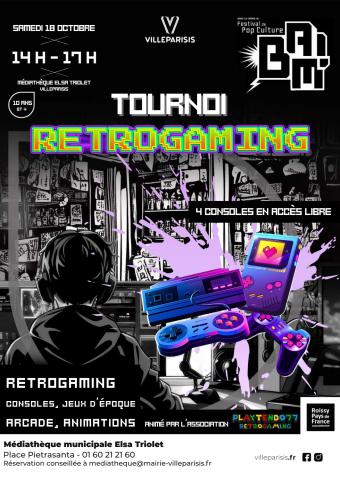 Animation Retrogaming : tournoi et accès libre